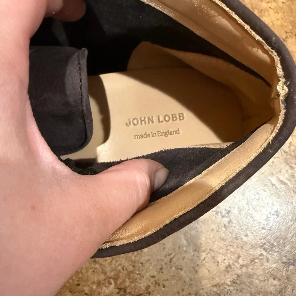 NWOB John Lobb Suede Chukka Boots Brown Mens 12 M Field‎ Boot Luxury Designer